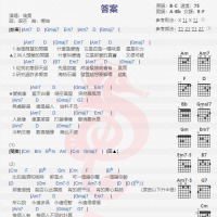 伦桑《答案》吉他谱分享