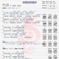 周惠《好想好好爱你》吉他谱分享