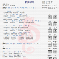 孙怡《初见初恋》吉他谱分享