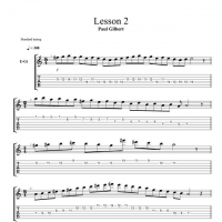 Paul Gilbert《Lesson2》吉他谱