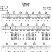 老狼《同桌的你》吉他谱