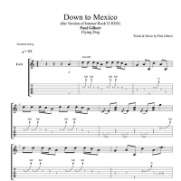 Paul Gilbert《Down To Mexico》吉他谱