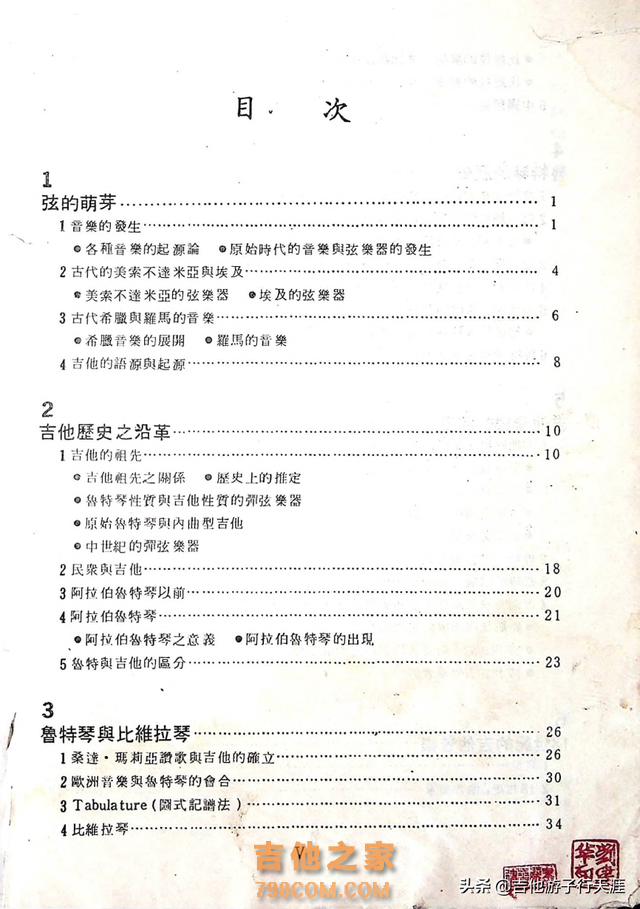 不可多得吉他资料瑰宝-30年前陈志老师编著的吉他教程和参考资料