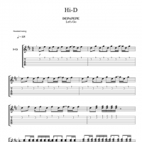 DEPAPEPE《HI-D》吉他谱