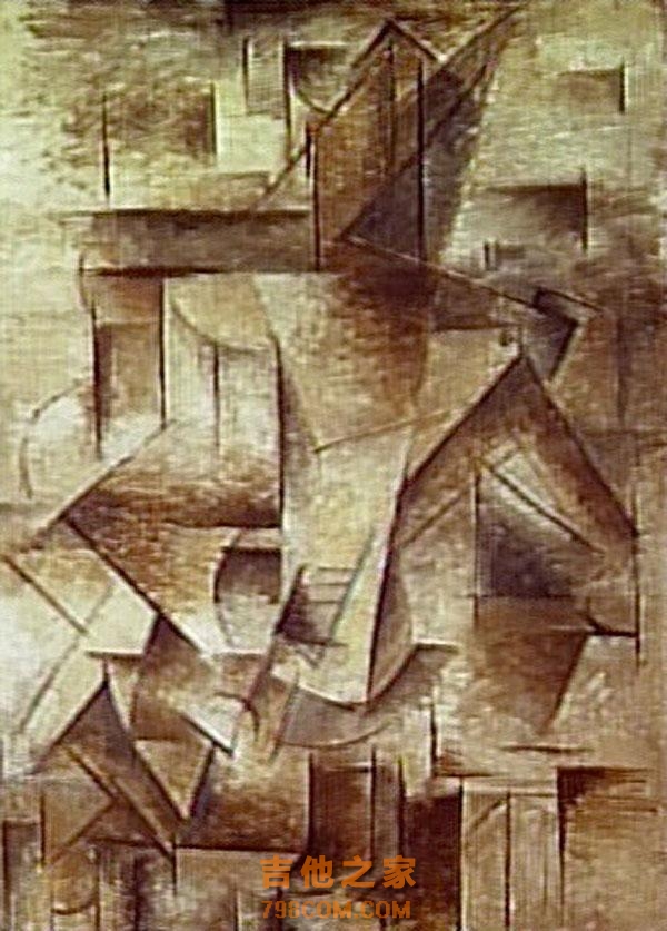 衍“艺”丨毕加索：晦涩难懂的分析立体主义画作《吉他手》