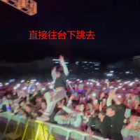 知名歌手跳下台无人接！一屁股直接砸地上，压坏粉丝手机赔6000块