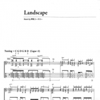 押尾光太郎《Landscape》吉他谱