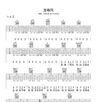 周杰伦《龙卷风》吉他谱分享