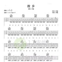 许巍《故乡》G调原版高清吉他谱，详细讲解（吉他汇）