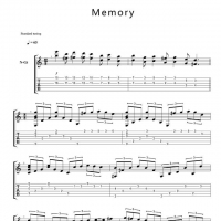 《Memory》吉他谱
