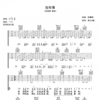 张国荣《当年情》吉他谱