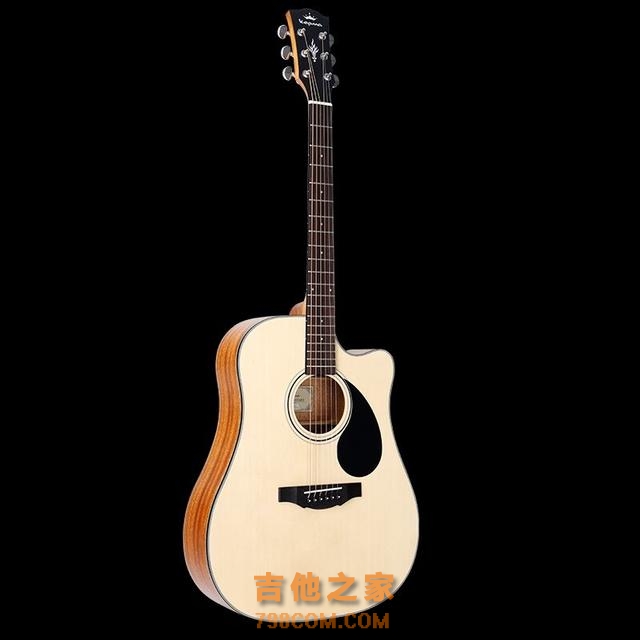 吉他选购，我的第一把千元内吉他选择了卡马D1c/A1c