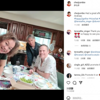 知名歌手杜丽莎移民国外，与洋老公住别墅很惬意，66岁男星来拜访