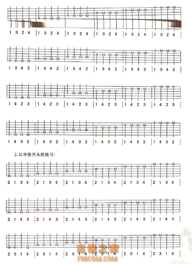 从零开始学吉他—全网最详细吉他左右手技巧！图文搭配，一看就会