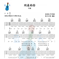 《同桌的你》吉他谱免费分享，老狼熬夜爆肝制作