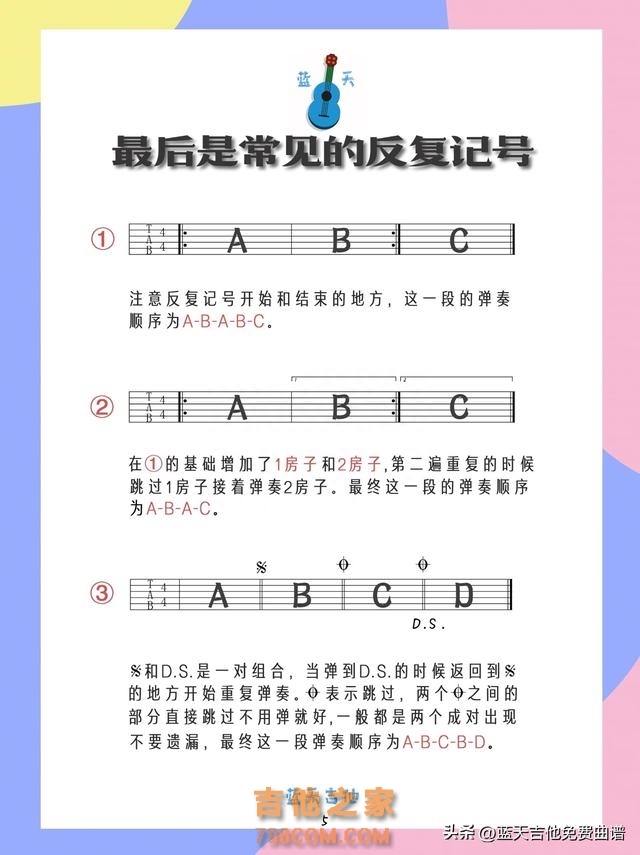 吉他谱怎么看?三分钟教会你
