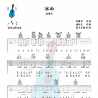 《冰雨》吉他谱免费分享，刘德华熬夜爆肝制作