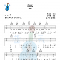 《指纹》吉他谱免费分享，胡歌熬夜爆肝制作