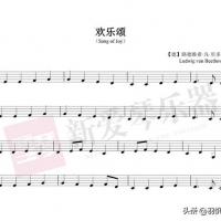 适合想要自学吉他，零基础就能学会弹奏的的乐曲《欢乐颂》