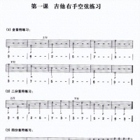 妙趣横生的吉他初学者指南：无需调音换弦，右手练习技巧大揭秘