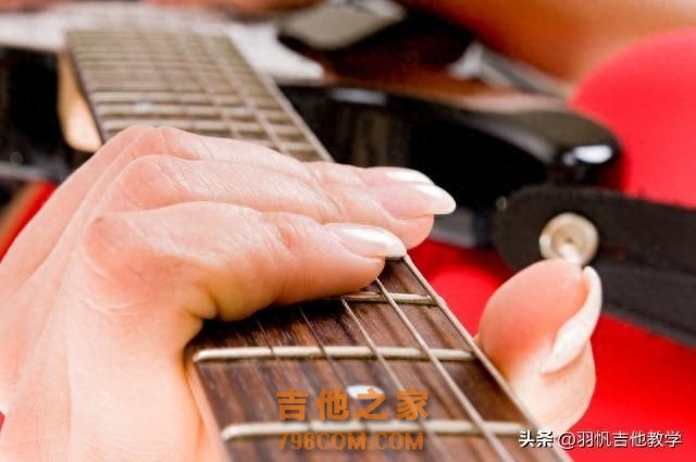 吉他教程零基础吉他教程,轻轻松松教你,按住左手和弦正确手型