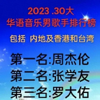 华语音乐男歌手排行榜终于有人整理出来了，收藏起来看看