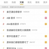 《歌手2024》：韩红等15位明星报名，网友呼吁华晨宇救场