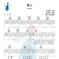 《情人》吉他谱免费分享，黄家驹熬夜爆肝制作