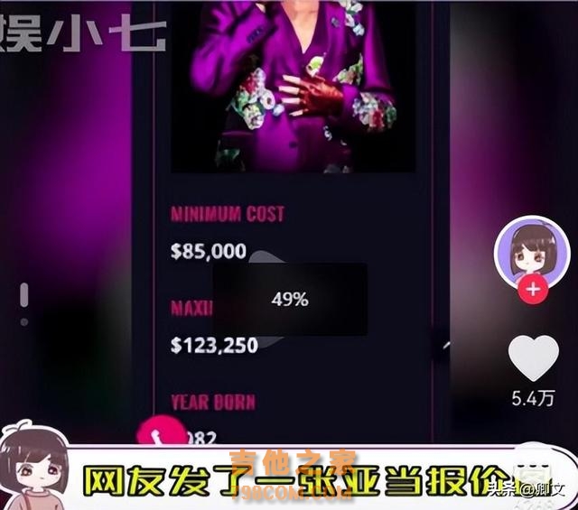 曝歌手2024出场费，亚当62万，最高不是那英，他的费用是亚当4倍