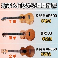 新手入门尤克里里推荐，不玩虚的
