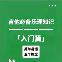 吉他零基础学员乐理知识与和弦入门第一课
