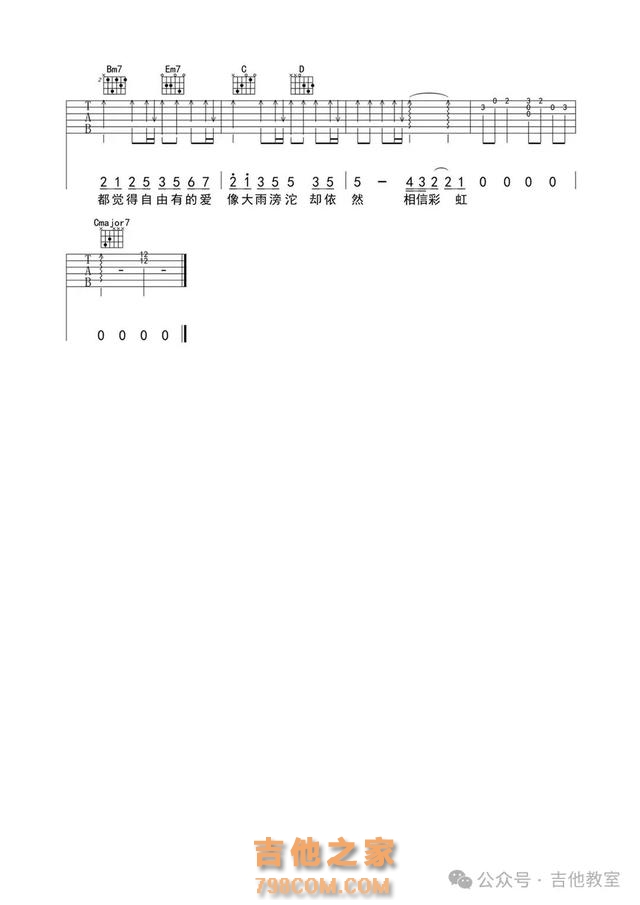 唐恬10首经典弹唱歌曲（附吉他谱）《孤勇者》《人世间》《如愿》
