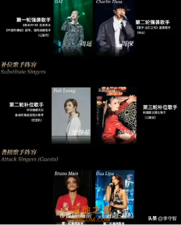 《歌手2025》招商：陈楚生首发梁静茹补位，张惠妹让冠军没悬念
